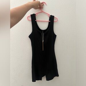 Skims Black Romper